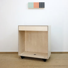 Lade das Bild in den Galerie-Viewer, Mobile Theke Schoenbaum Weiß Schublade
