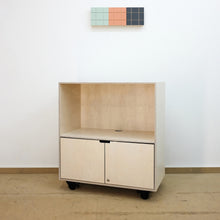 Lade das Bild in den Galerie-Viewer, Mobile Theke Schoenbaum Weiß Tuer
