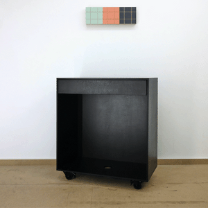 Mobile Theke schwarz Animation Schublade
